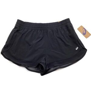 NEW! ASICS Black Lined Athletic Running Shorts XL